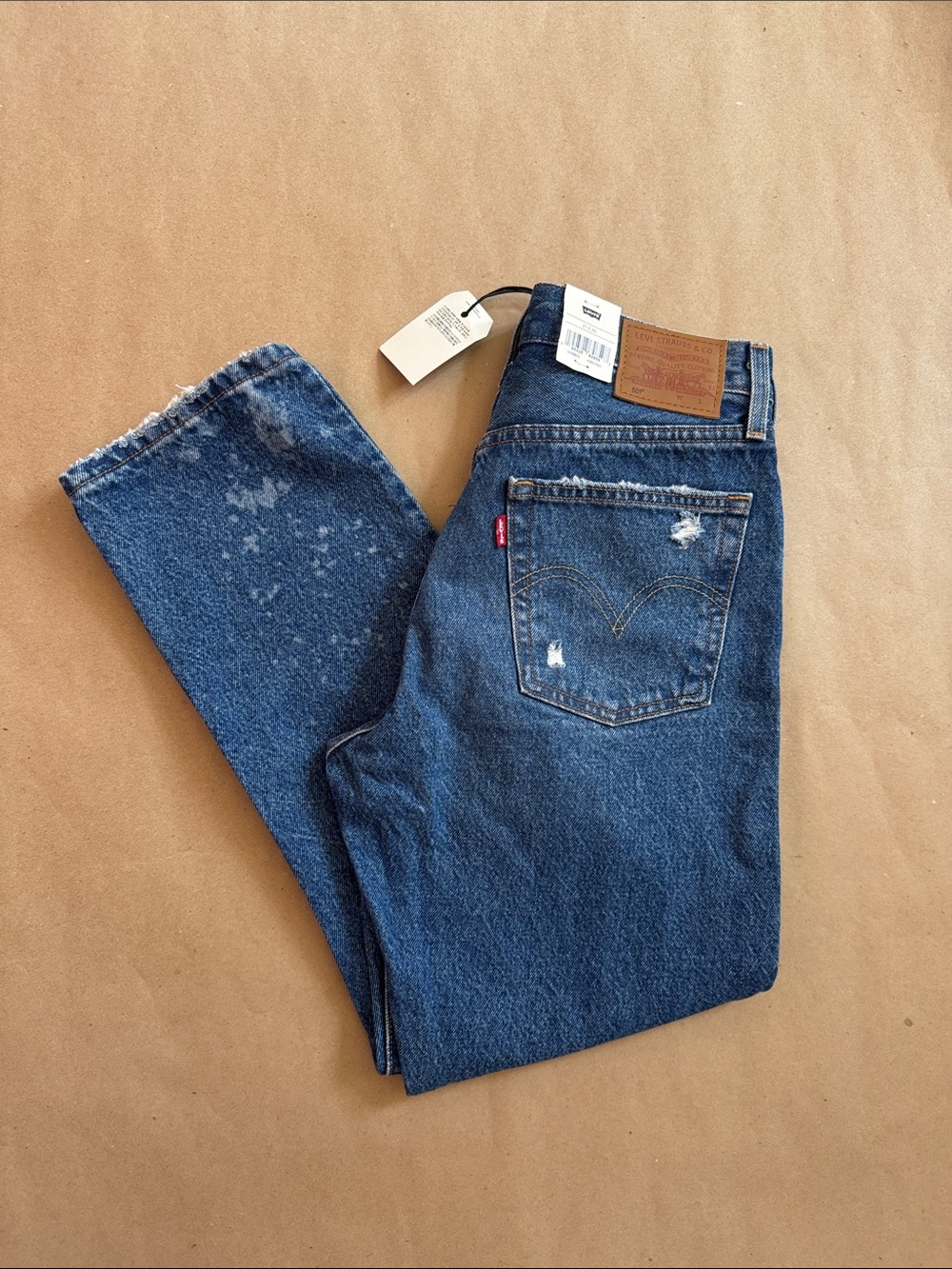 Levi's Dark Blue Straight-Leg Jeans